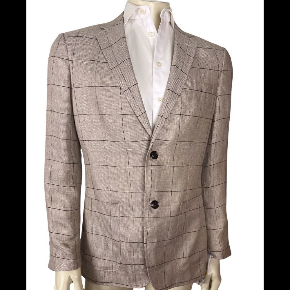 NWT Tasso Elba Linen Sport Coat, Size Medium